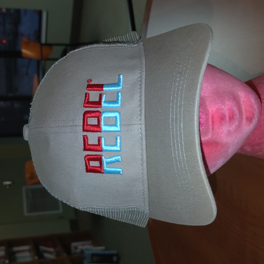REBEL Lures Brand Fishing Angler Trucker Cap Hat Adjustable